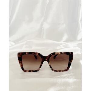 FENDI FF Diamonds FE40161I Sunglasses Tortoise Frame Brown Gradient Lenses